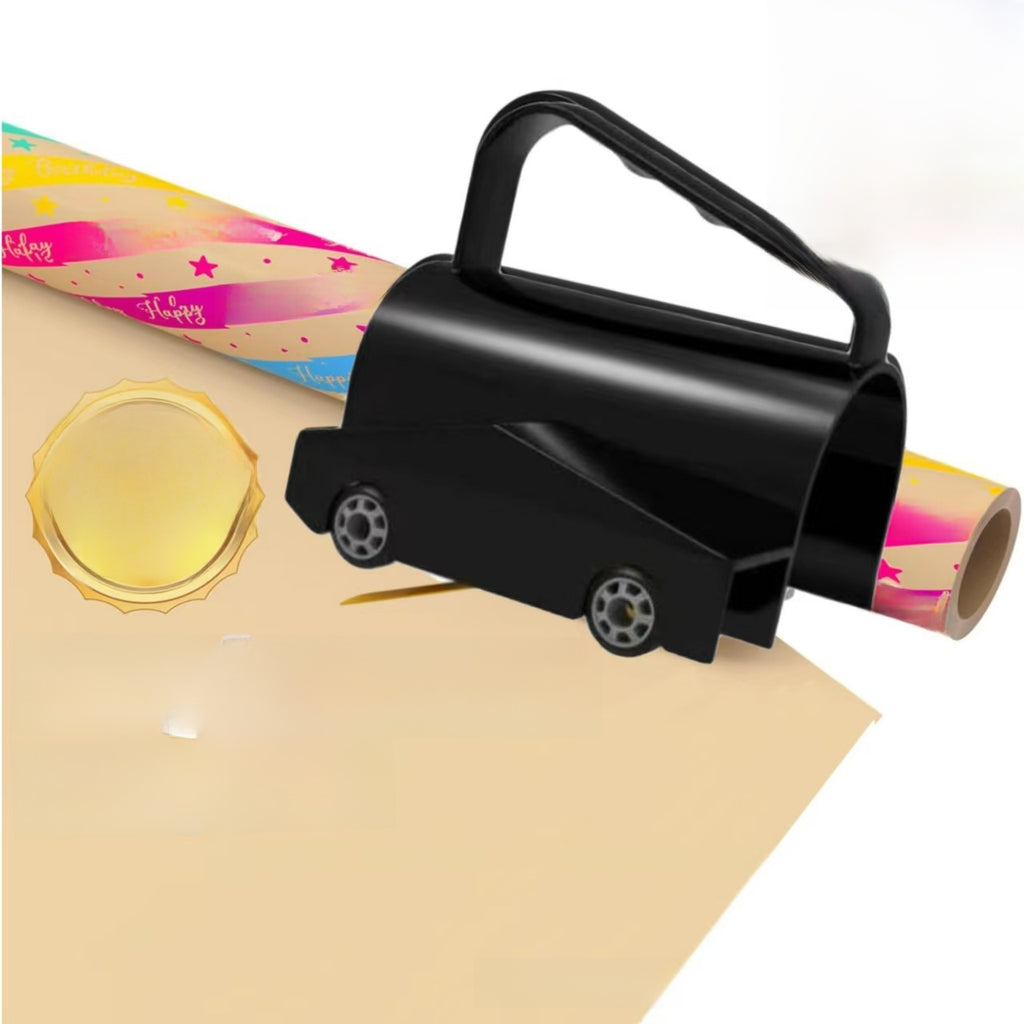 Upgraded Wrapping Paper Roll Cutter with Four Blades