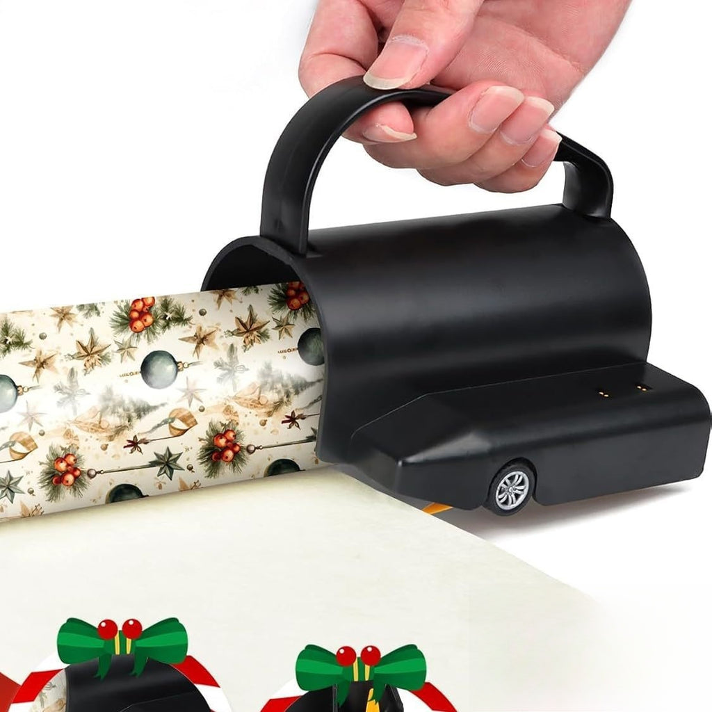 Upgraded Wrapping Paper Roll Cutter with Four Blades